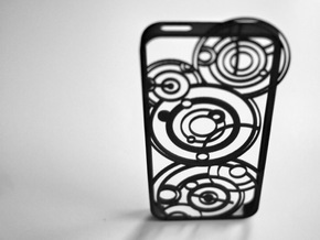 Doctor Who Gallifreyan Case for iPhone 5/5s in Black Natural Versatile Plastic