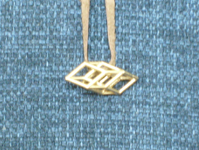 Bilinski Cubes Pendant II in Natural Bronze