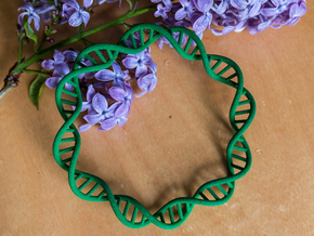 DNA Bracelet (63 mm) in Green Processed Versatile Plastic