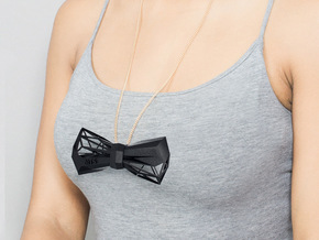 WOODYWOOD Bowtie by BITS TAILOR - READ DESCRIPTION in Black Natural Versatile Plastic