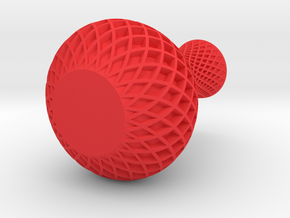 spiral-vase in Red Processed Versatile Plastic