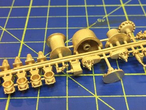 ČSD 365.0, basic parts in Natural Brass