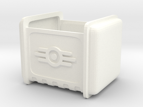 PipBoy Crate in White Processed Versatile Plastic