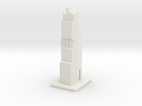 Modern Skyscraper in White Natural Versatile Plastic