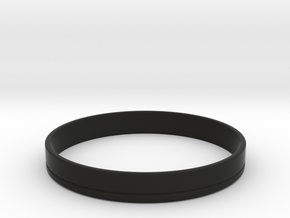 Bass Drum Hoop in Black Natural Versatile Plastic