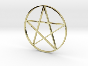 Large Pentagram (Pentacle) in 18k Gold