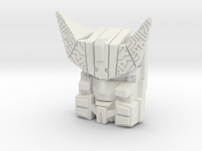 Cybertron Megatron Face (Deluxe/Voyager) in White Natural Versatile Plastic