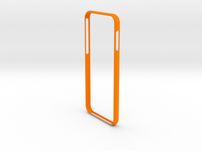 Bumper for iPhone 8 in Orange Processed Versatile Plastic