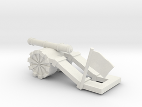 Tank paperweight in White Natural Versatile Plastic: Small