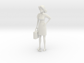 TF2 Miss Pauling Small Figurine in White Natural Versatile Plastic