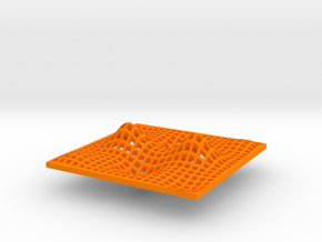 Min, Max, & Saddle Point in Orange Processed Versatile Plastic: Small