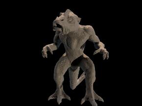 creature, 4 cm in White Natural Versatile Plastic