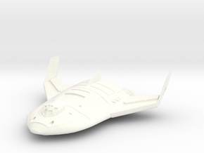 Reworked Shuttle in White Processed Versatile Plastic