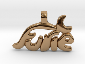 Furie Witch Logo in Polished Brass