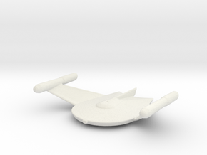 Romulan Bird of Prey TOS era (re-sized) in White Natural Versatile Plastic