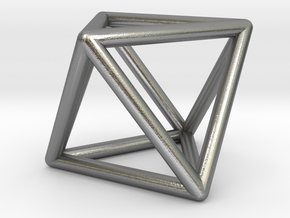 Octahedron in Natural Silver