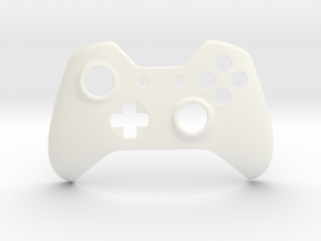 Xbox One Faceplate in White Processed Versatile Plastic