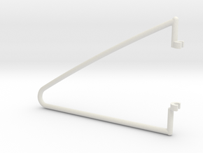  fold  hanger left in White Natural Versatile Plastic