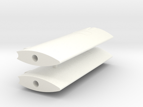 Becker rudder in White Processed Versatile Plastic