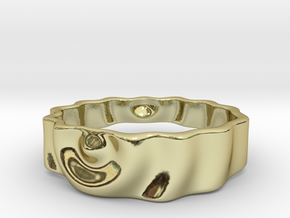 Ringpples Ring 3 in 18k Gold Plated Brass