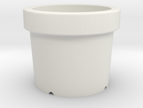 Small pots in White Natural Versatile Plastic