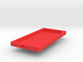 Phone case in Red Processed Versatile Plastic