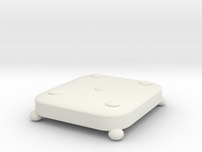 Chair mat in White Natural Versatile Plastic