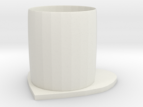 lover cup in White Natural Versatile Plastic: Medium