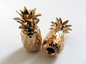 Pineapple in Polished Bronze