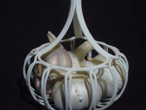 Garlic Bulb Bowl in White Natural Versatile Plastic