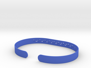 Ocean Wave Bracelet in Blue Processed Versatile Plastic