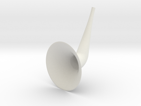 iphone gramophone speaker horn in White Natural Versatile Plastic