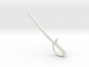 Sword in White Natural Versatile Plastic