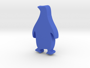 Pure Penguin in Blue Processed Versatile Plastic