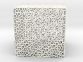cube p in White Natural Versatile Plastic