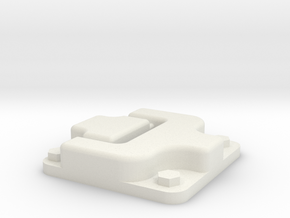 Door hinge for Traxxas TRX-4 body in White Natural Versatile Plastic