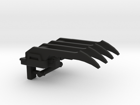 Battle Claw PotP Fist-Plate in Black Natural Versatile Plastic: Large