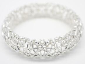 Cosma Silver Bangle in Polished Silver