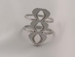 mod atomic ring size 6 in Natural Silver