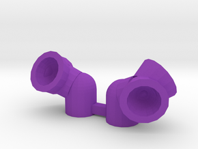 Leucine caps for lambda repressor dimer in Purple Processed Versatile Plastic