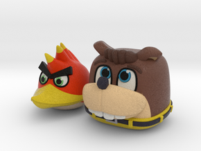 Banjo Kazooie + Angry Birds in Full Color Sandstone