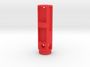 MHS Chassis for Nano Biscotte v3/v4 in Red Processed Versatile Plastic