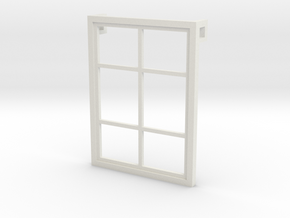 Window - Pendant in White Natural Versatile Plastic
