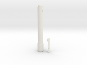 Rebles Code Cylinder in White Natural Versatile Plastic