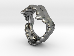 VAMPIRETEETH ring in Polished Silver: 10 / 61.5