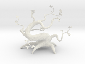 Fantasy Tree in White Natural Versatile Plastic