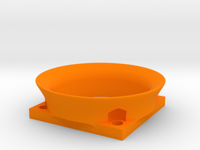 40mm fan ram in Orange Processed Versatile Plastic
