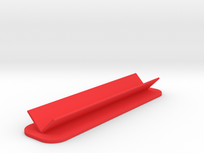 Rolling table in Red Processed Versatile Plastic