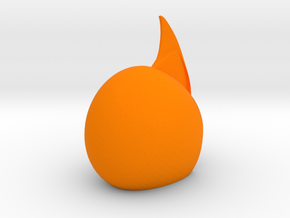 Helmet 7b1 in Orange Processed Versatile Plastic