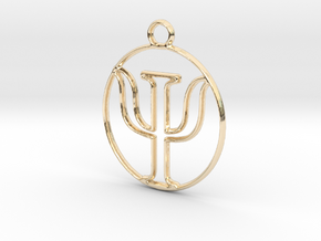 Clinical Psychology in 14k Gold Plated Brass